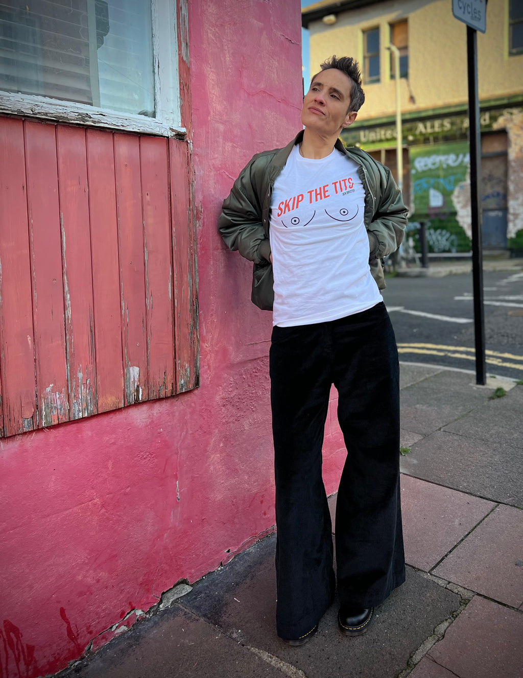 Skip The Tits t-shirt